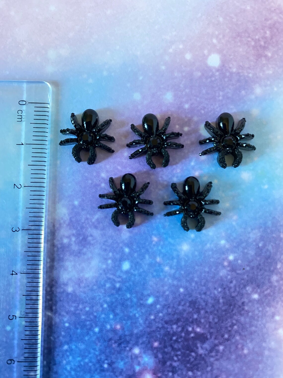 Plastic spiders set of 5 Etsy