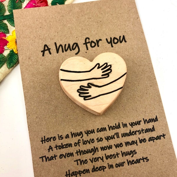 Abbraccio tascabile, Invia un abbraccio, Distanziamento sociale, Regalo isolamento, Ti manca, Festa della mamma