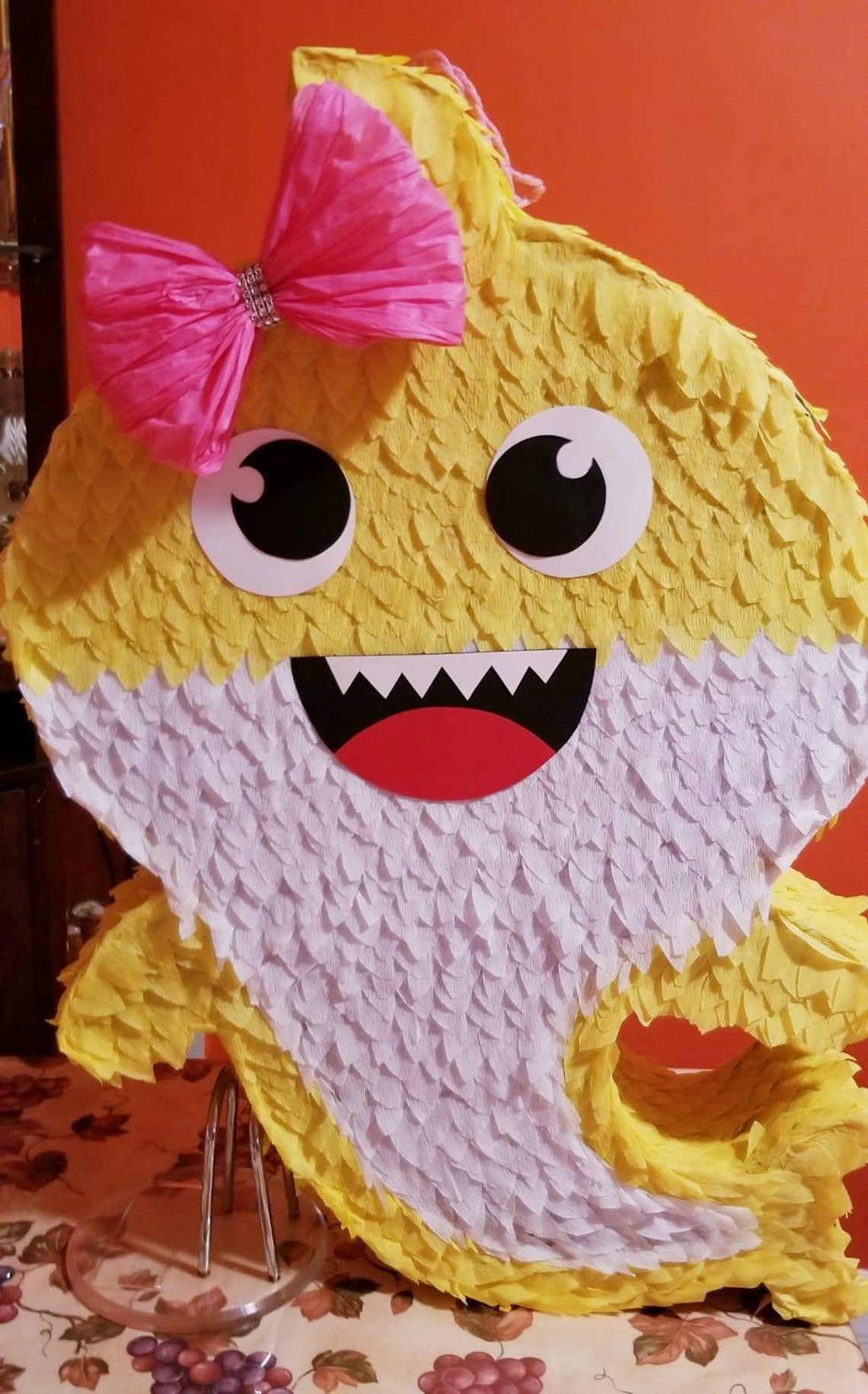 Baby shark Kids Pinata shark party decor Piñata de niños Etsy