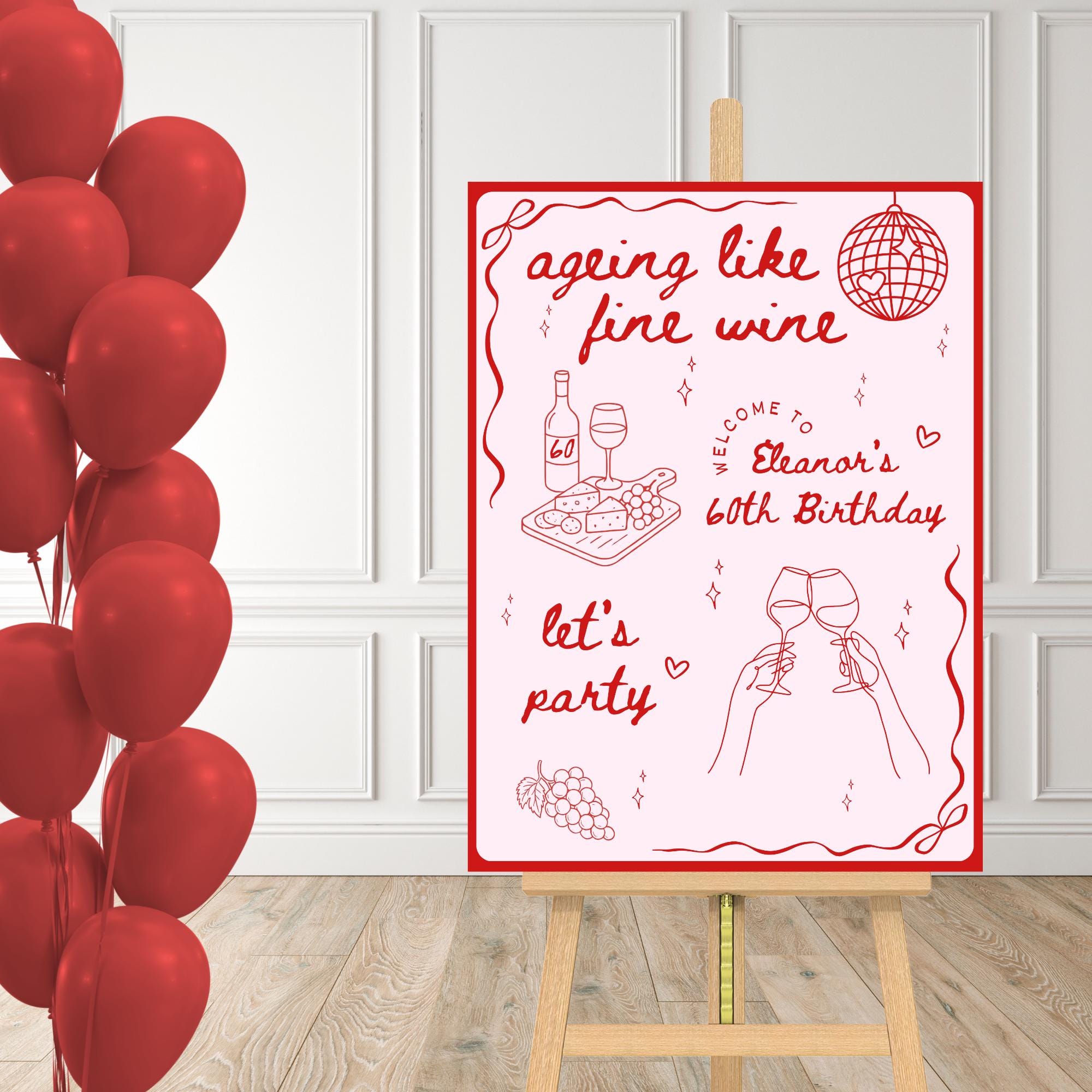 Welcome to 60th Birthday Party - Etsy