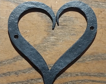 Cuore decorativo forgiato a mano