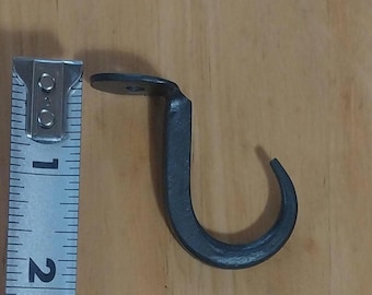 Handforged Christmas stocking hook