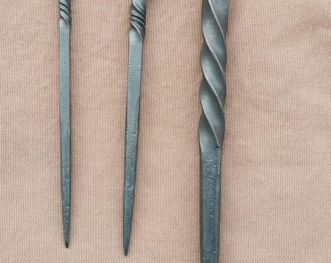 Marlin Spike Hand Forged, Hair Pin, veteran made, made in the USA