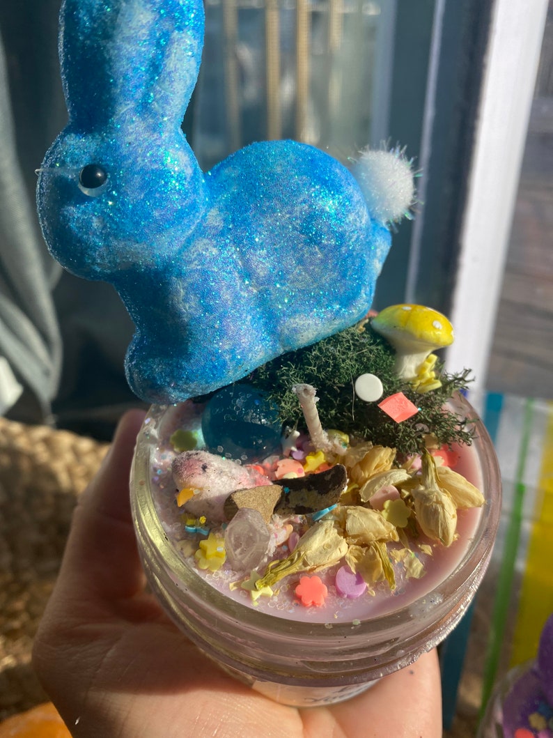 Blue Bunny Candle 4 oz
