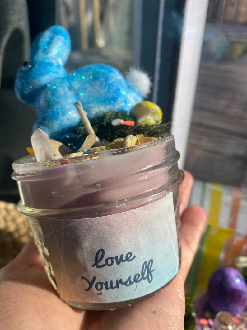 Blue Bunny Candle 4 oz