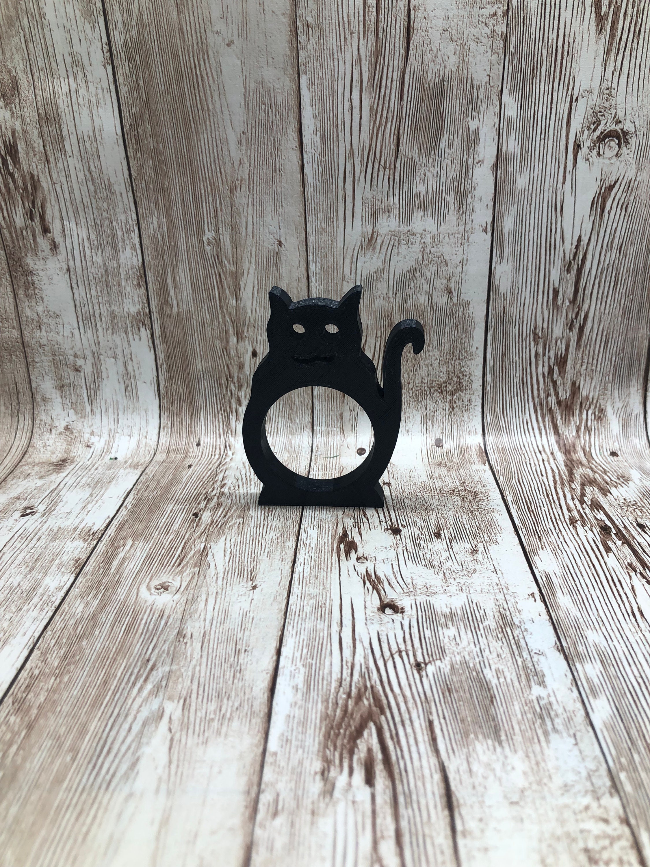 Cat Napkin Ring/ Cat Table Decor/animal Napkin Ring/party Etsy UK