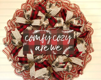 Comfy and Cozy Christmas Wreath