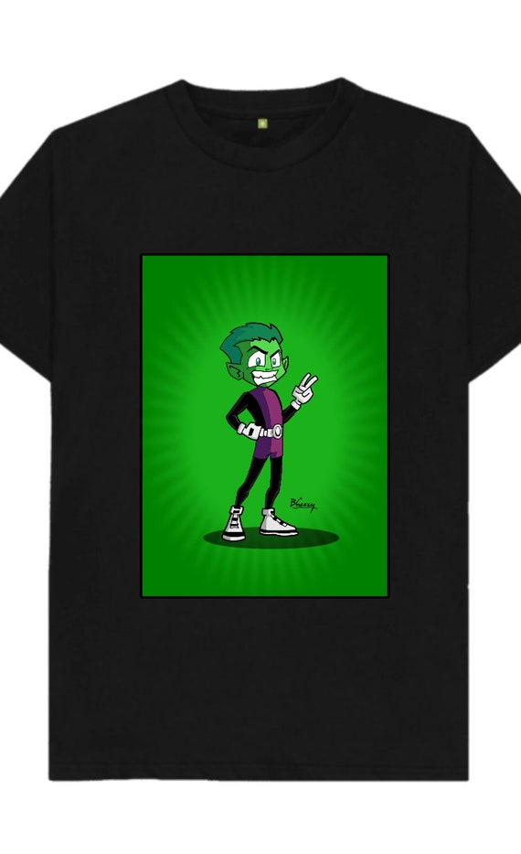 Beast Boy Tshirt Etsy
