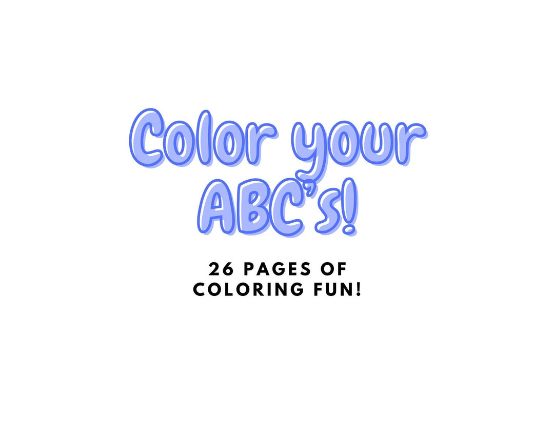 Printable Coloring Pages: Letters Print at Home Preschool, Kindergarten ...