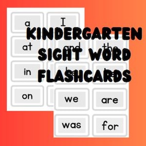 Kindergarten Sehenswürdigkeiten Wort Karte - 24 Vom Lehrer empfohlene Wörter | Druckbare PDF | Frühe Leseübungen