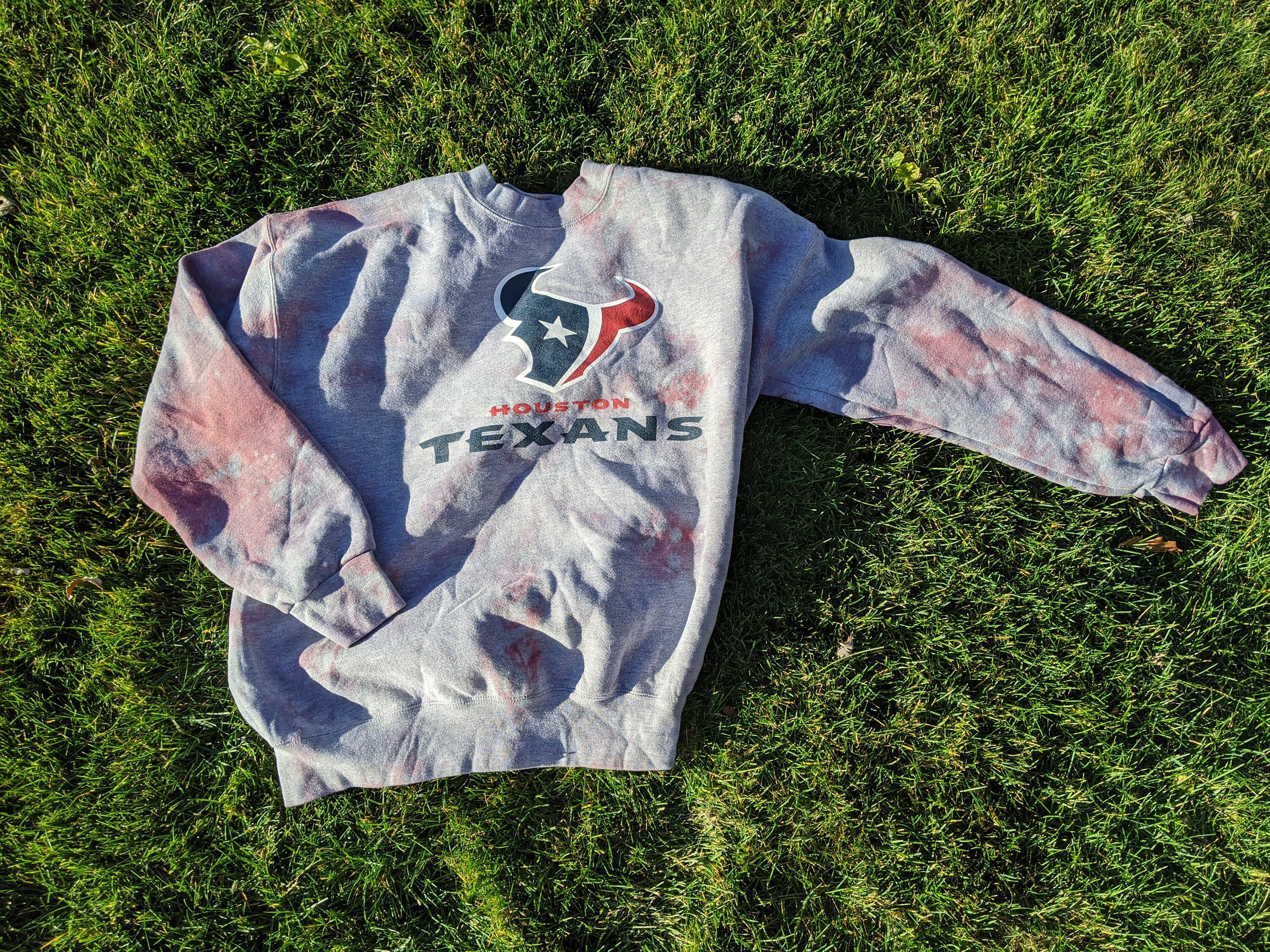 Houston Texans Tie Dye Sweatshirt