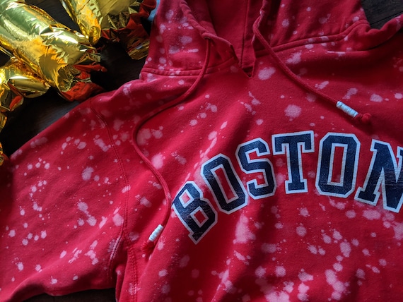 BOSTON Acid Wash Sweatshirt