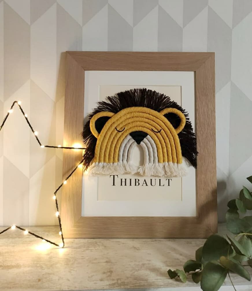 Portrait Animaux Macramé