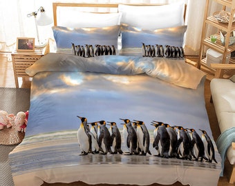 penguin baby bedding