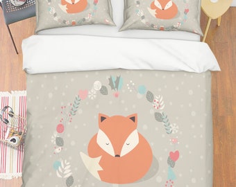 Fox Twin Bedding Etsy