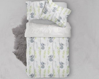 Koala duvet cover | Etsy Koala Bear Print Duvet Quilt Cover Kids