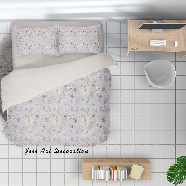 Lilac Duvet Cover Etsy