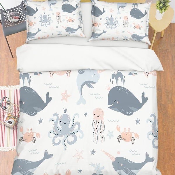 Whale Baby Bedding Etsy
