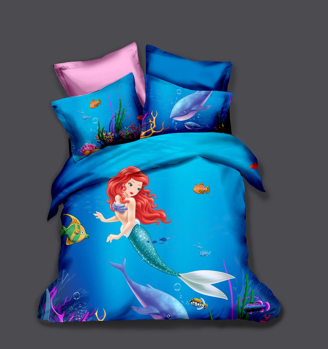 Magical Mermaid Duvet Cover Sets Pillowcases Bedding Quilt Etsy Australia