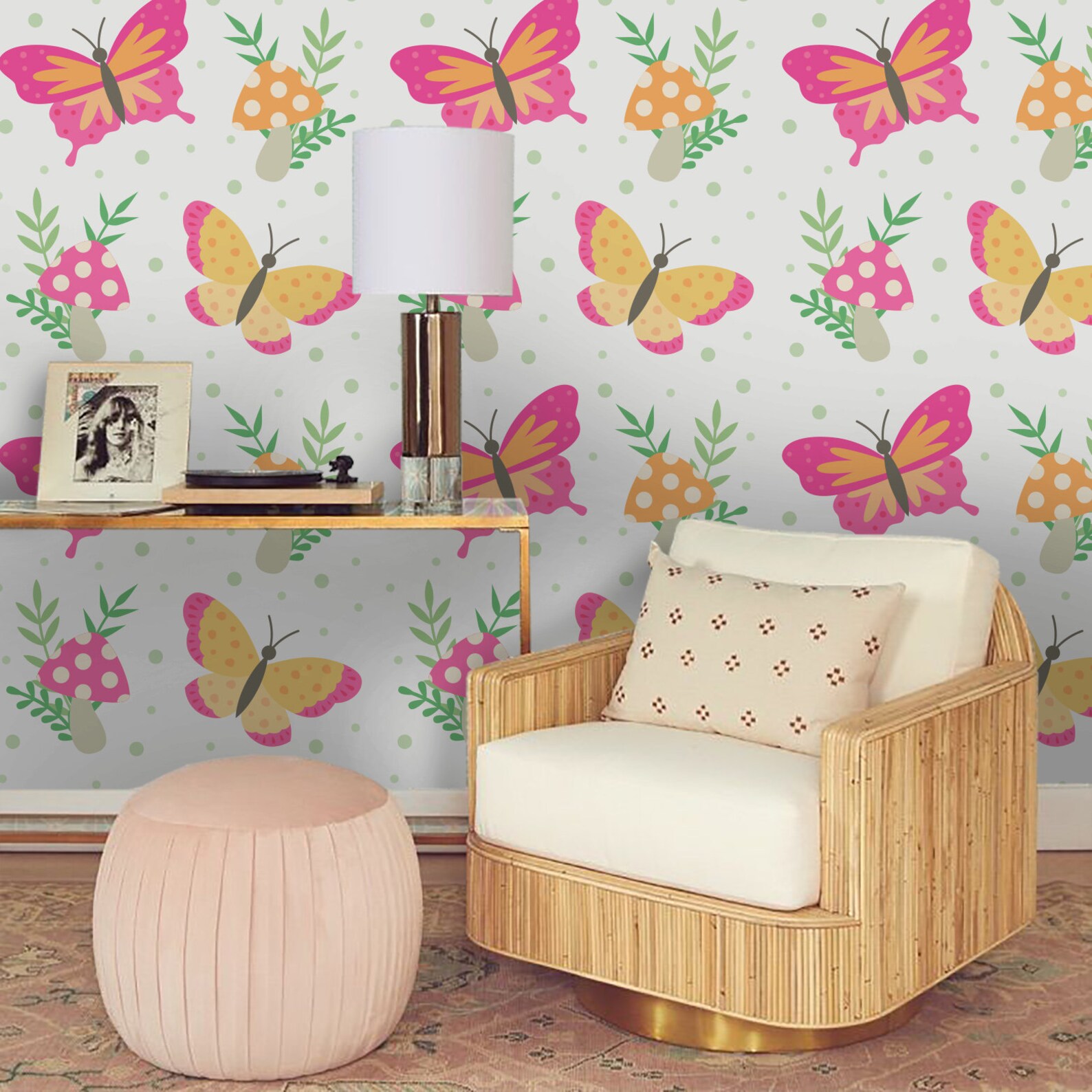 3D Butterfly Pattern Wallpaper Mural Peel and Stick Wallpaper - Etsy