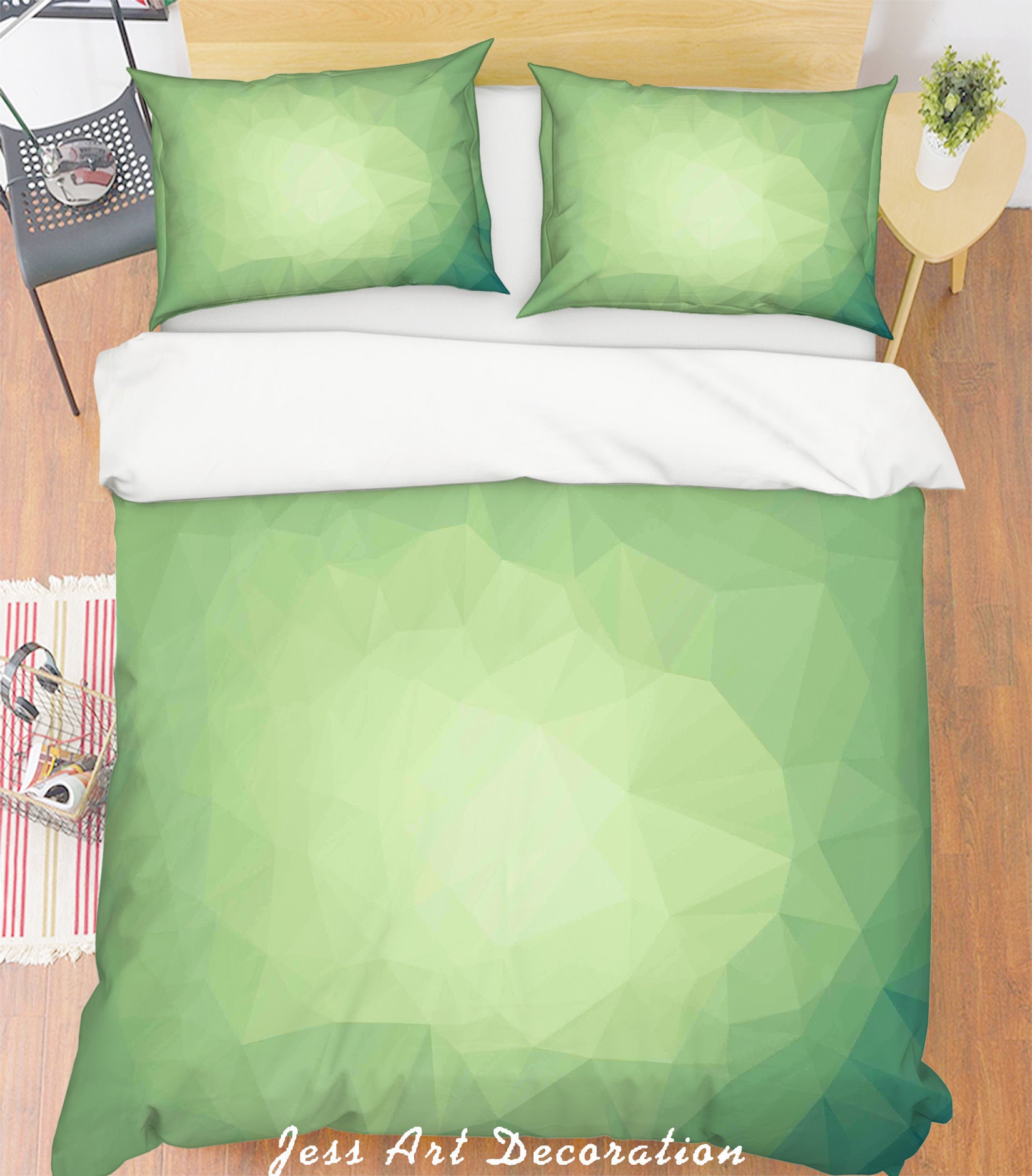 Comforter Cover Flowers Green Duvet Cover Sets Bedding Queen Twin Pillowcases Full California King Personalized FC Quilt Cover