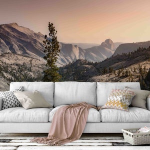 3D Mountain Landscape Wallpaper Mural Peel and Stick Wallpaper - Etsy