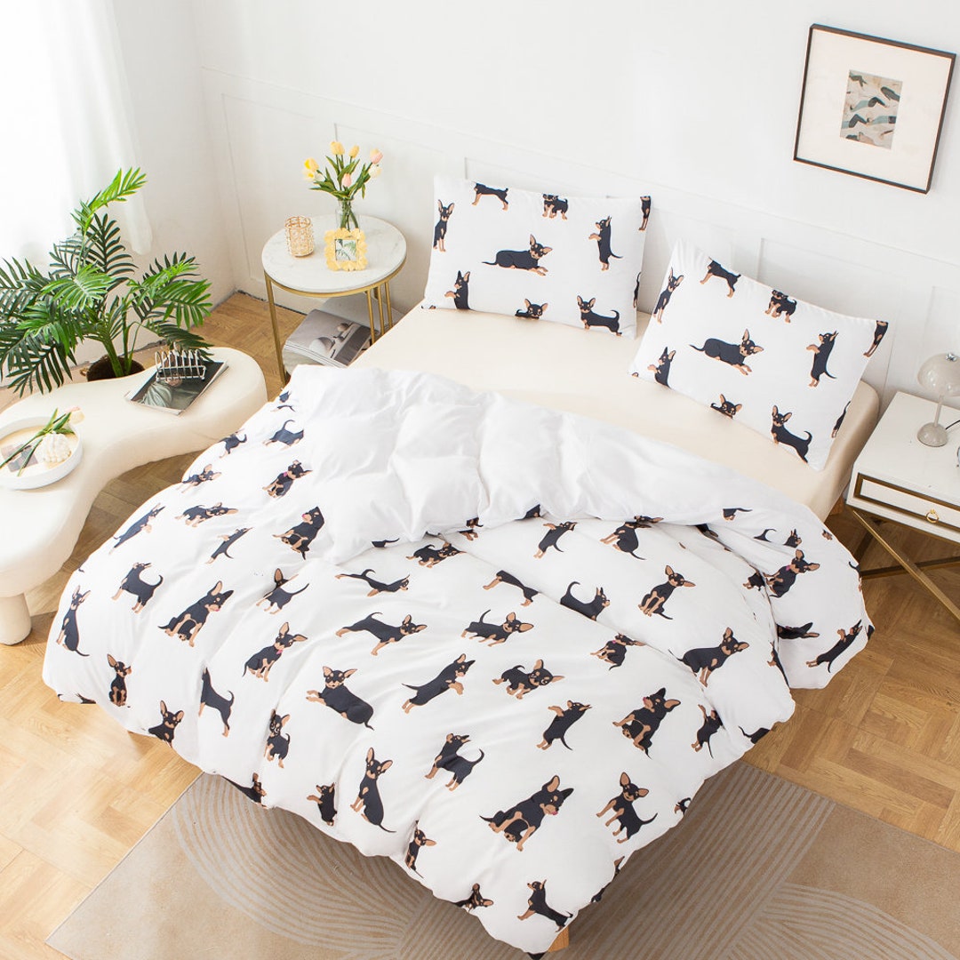 3D Dog Duvet Covers Set Animal Quilt Cover Pattern Bedding Etsy UK
