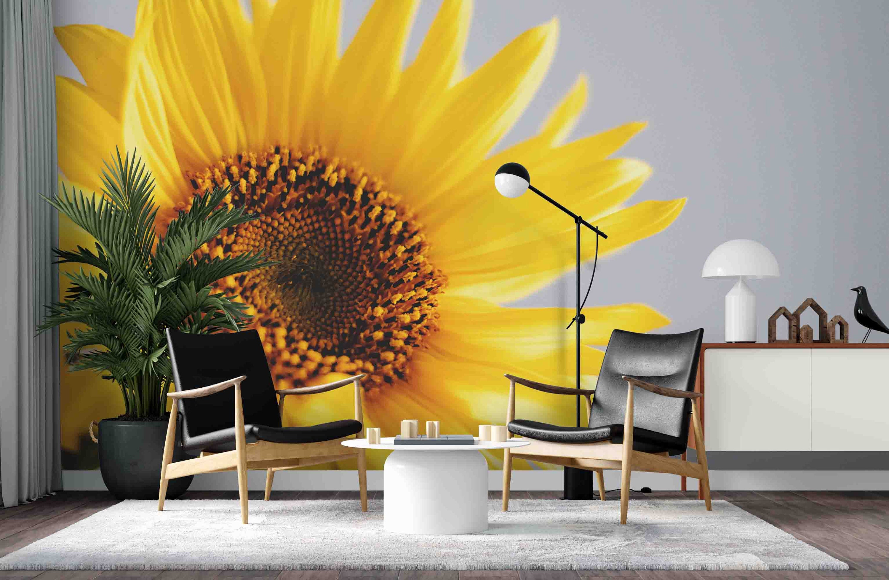 Sunflower Peel And Stick Wallpaper | PixLith