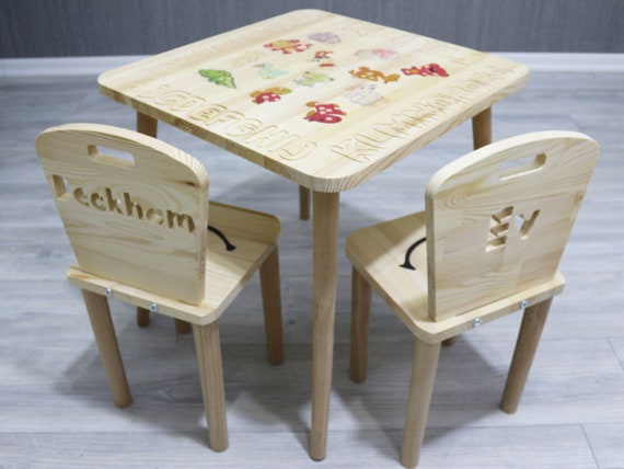Custom kids table deals