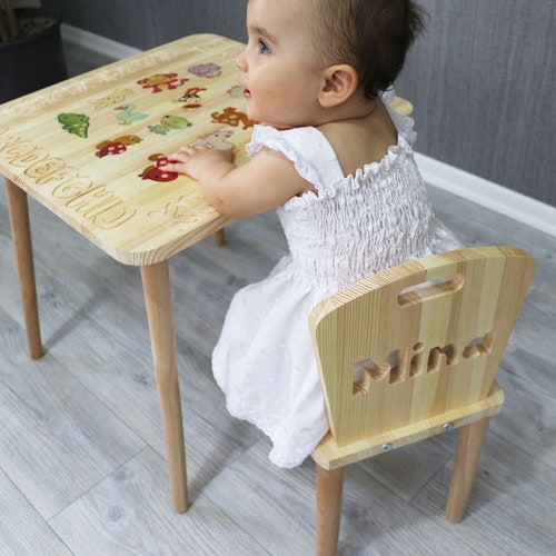 Personalised Children Kids Table and Chairs Any Name per Etsy