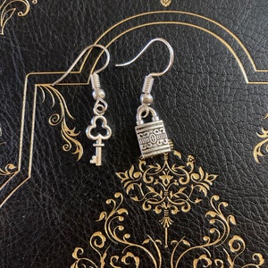 Lock and Key Earrings