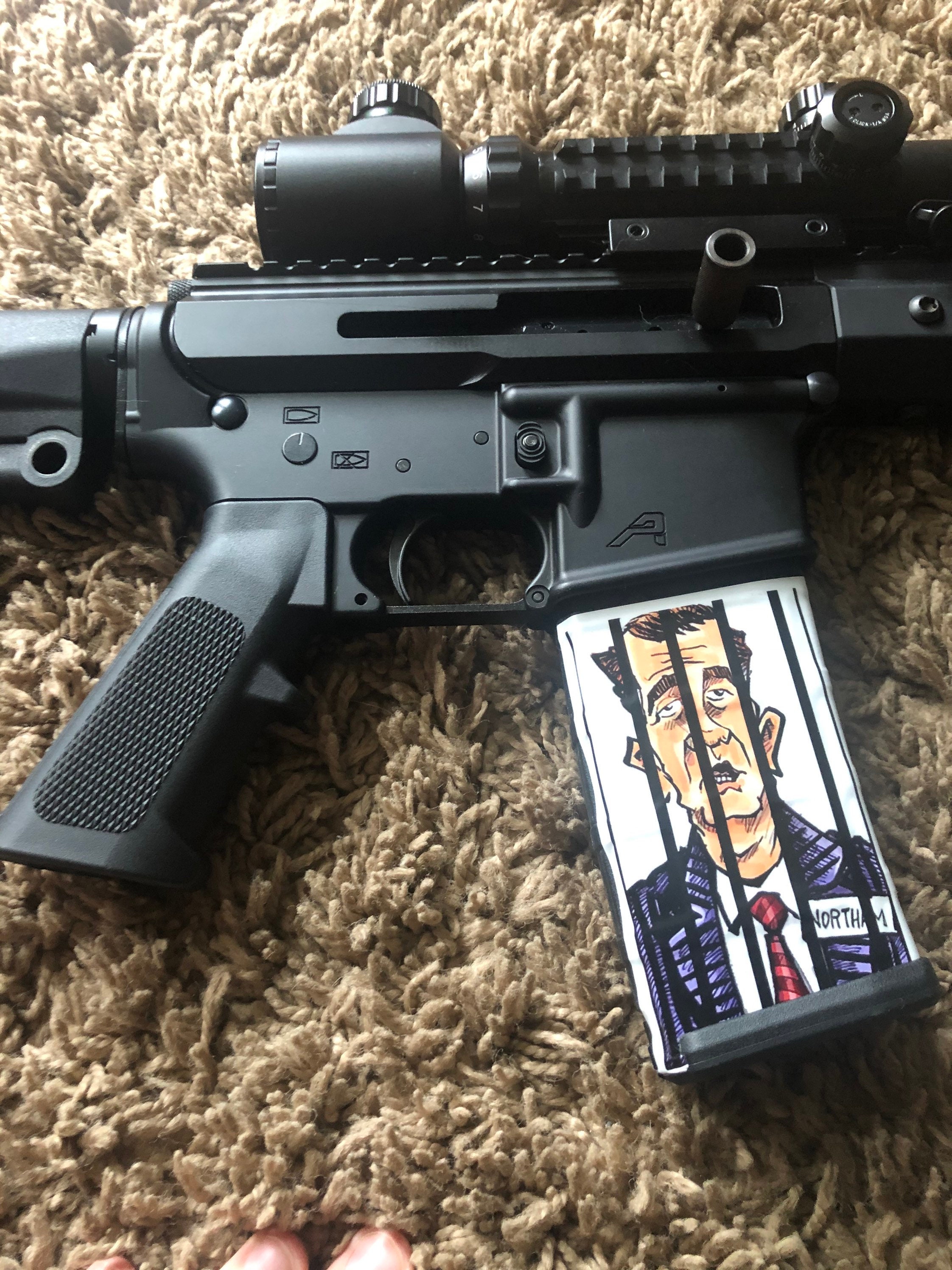 Northam behind bars Magazine Decal Gun Magazine Decal Gun Etsy
