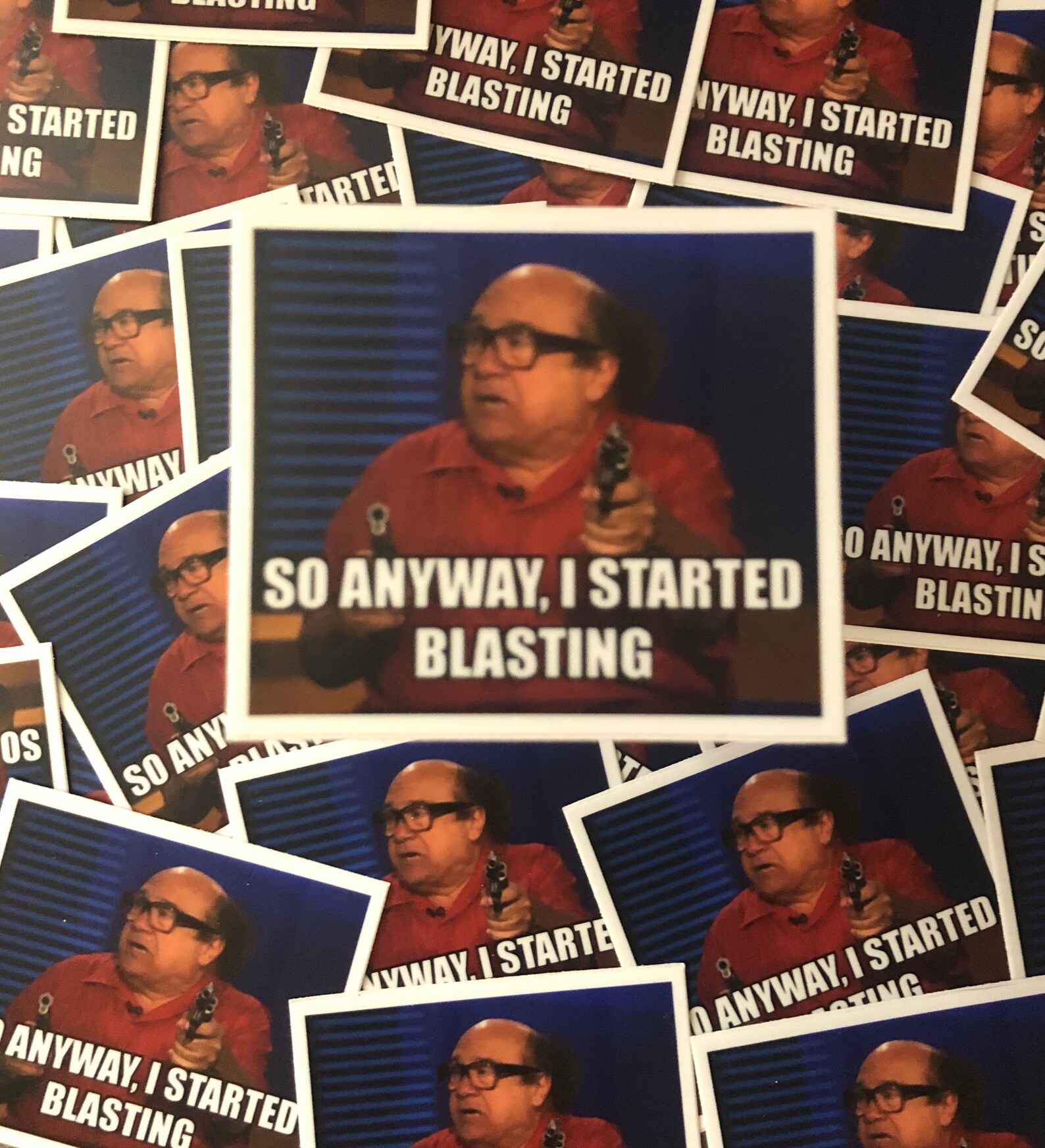 So Anyway I Started Blasting Gun Magazine Decals Frank Etsy