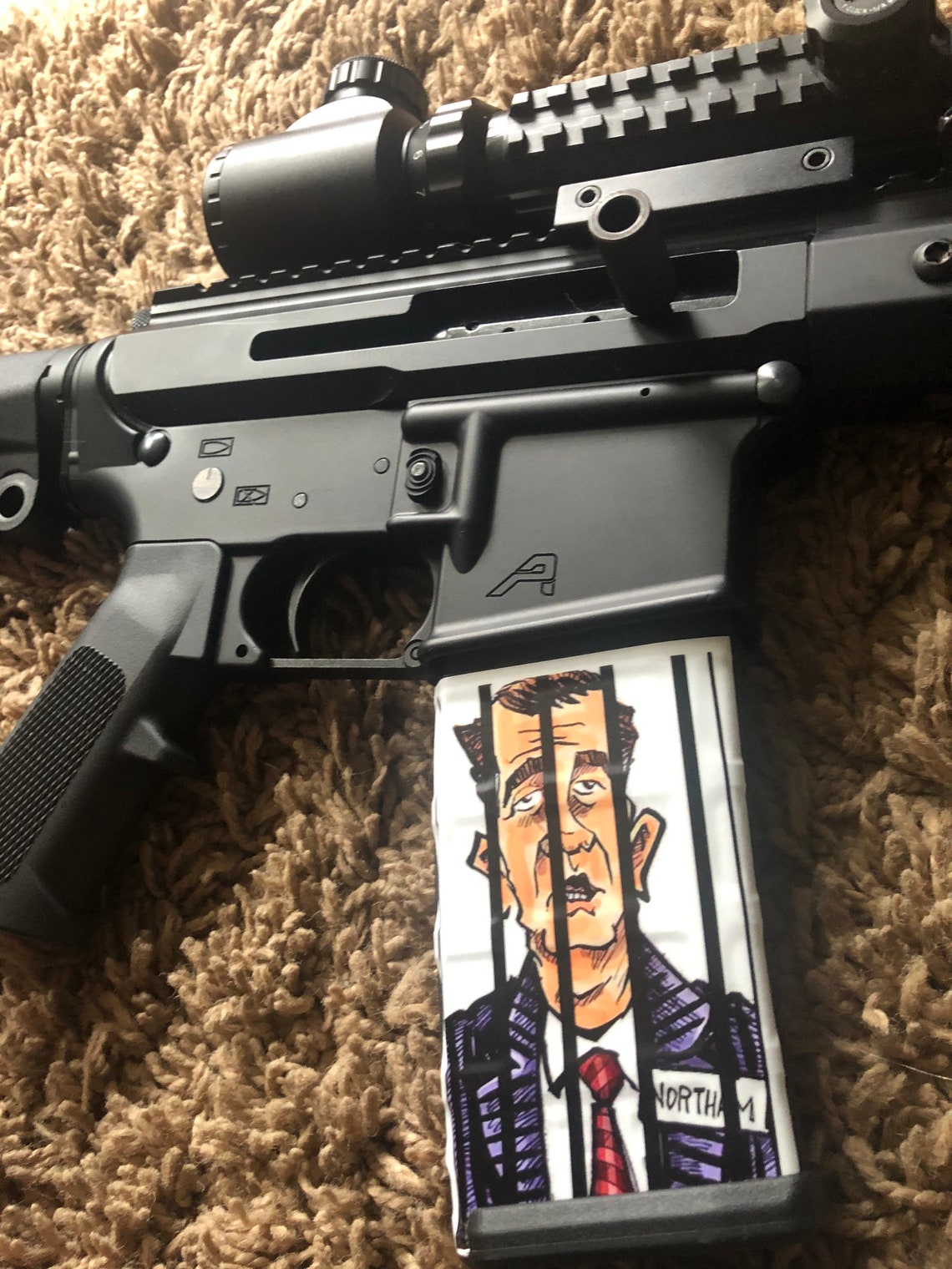 Northam behind bars Magazine Decal Gun Magazine Decal Gun Etsy