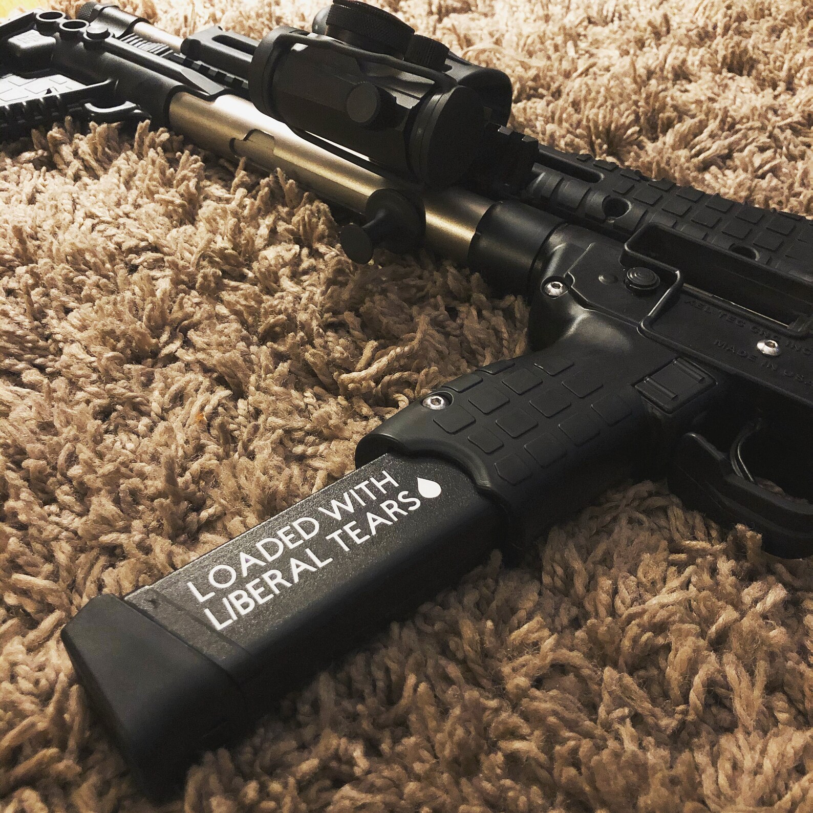 Loaded With Liberal Tears Gun Decal Gun Mag Decal Glock Etsy