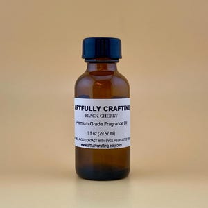 Black Cherry Fragrance Oil | Premium Grade, Phthalate-Free | Fruity Scent for Candles, Soap, Perfume, Lotion & Body Oil (1 oz, 2 oz, 8 oz)