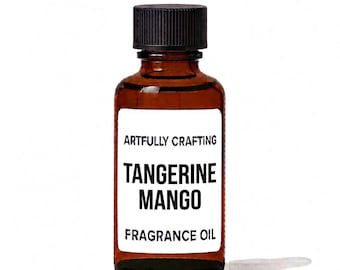 Tangerine Mango Fragrance Oil – Phthalate-Free for Candles, Soap, Wax Melts (1, 2, 8 oz)