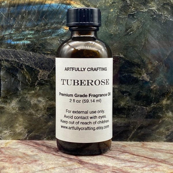 Tuberose Premium Grade Fragrance Oil-Phthalate Free Scented Oil-Candle Making Supplies-Soap Making Supplies-Clean Beauty Fragrance Oils