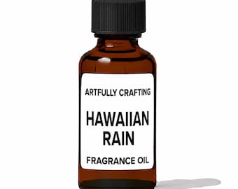 Hawaiian Rain Fragrance Oil – Phthalate-Free for Candles, Soap, Wax Melts (1, 2, 8 oz)