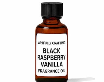 Black Raspberry Vanilla Fragrance Oil for Candles, Soap and Wax Melts