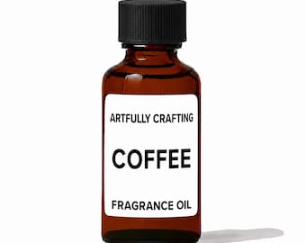 Coffee Fragrance Oil – Phthalate-Free for Candles, Soap, Wax Melts (1, 2, 8 oz)