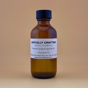 Exotic Oud Wood Fragrance Oil | Premium Grade, Phthalate-Free | Warm Woody Scent for Candles, Soap, Lotion, Body Oil & Perfume (2 oz, 8 oz)