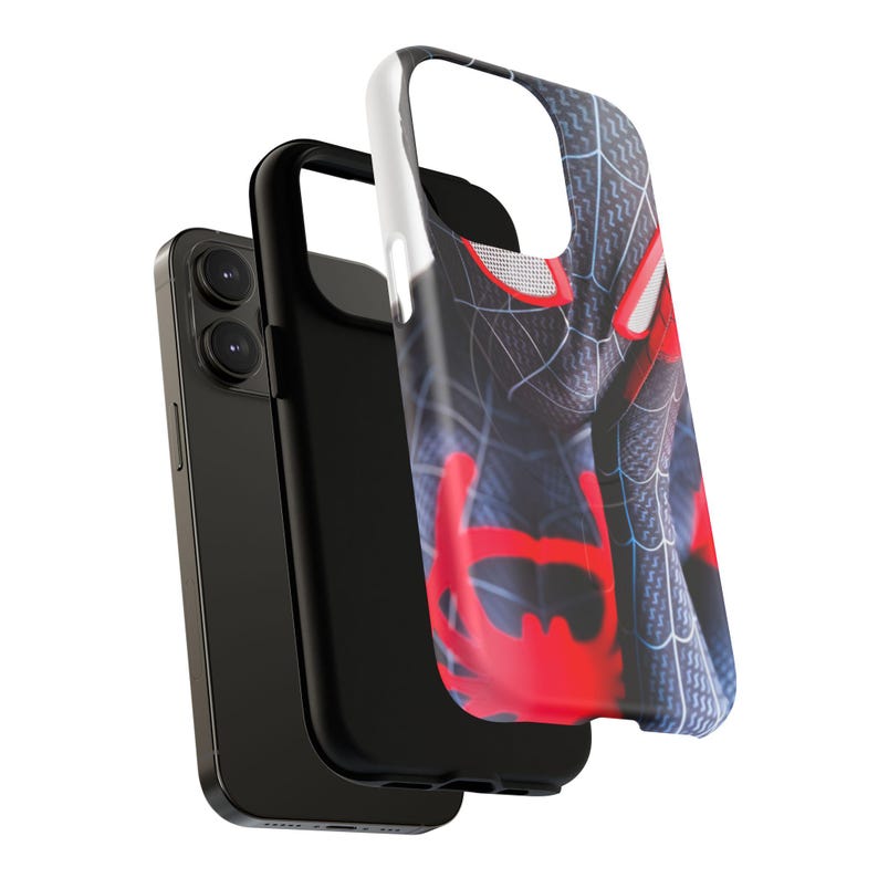 Etui na iPhone'a w kształcie kostiumu Spider-Mana, kompatybilne z MagSafe, dwuwarstwowa osłona ochronna zdjęcie 18