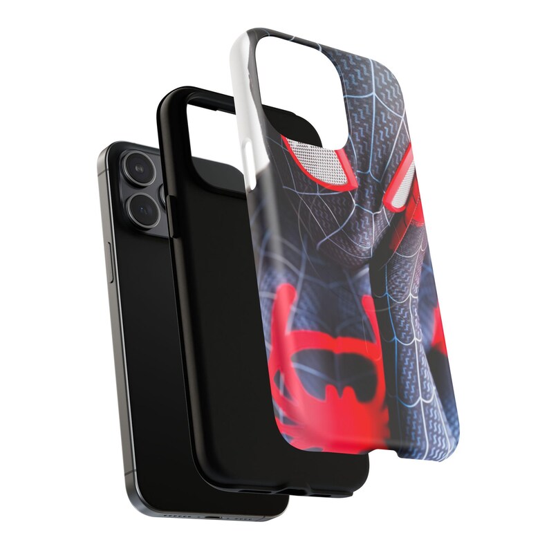 Etui na iPhone'a w kształcie kostiumu Spider-Mana, kompatybilne z MagSafe, dwuwarstwowa osłona ochronna zdjęcie 12