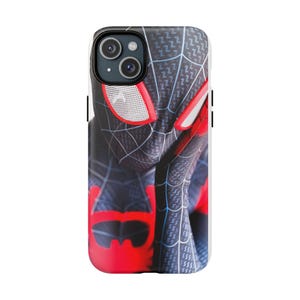 Etui na iPhone'a w kształcie kostiumu Spider-Mana, kompatybilne z MagSafe, dwuwarstwowa osłona ochronna zdjęcie 7