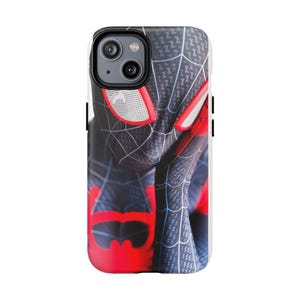 Etui na iPhone'a w kształcie kostiumu Spider-Mana, kompatybilne z MagSafe, dwuwarstwowa osłona ochronna zdjęcie 13