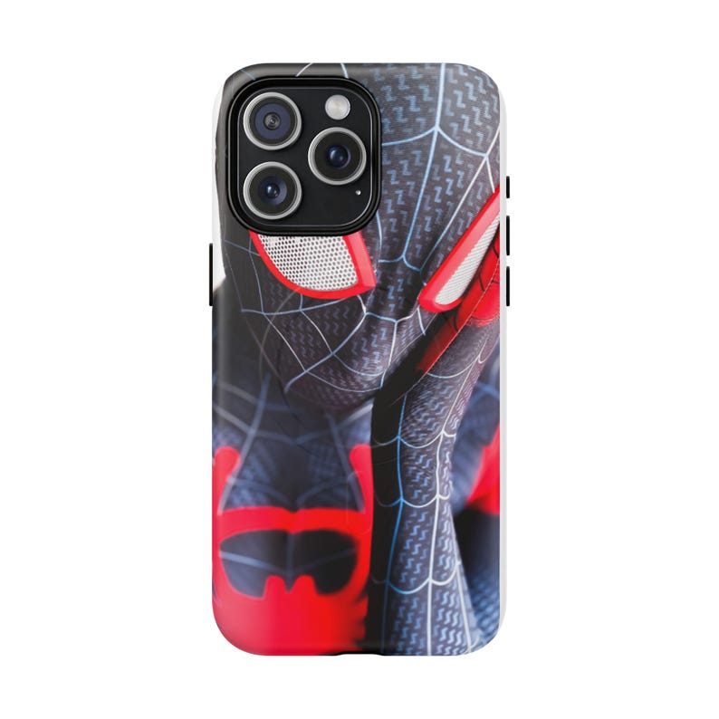 Etui na iPhone'a w kształcie kostiumu Spider-Mana, kompatybilne z MagSafe, dwuwarstwowa osłona ochronna zdjęcie 10