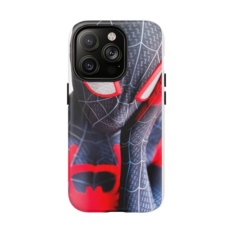 Etui na iPhone'a w kształcie kostiumu Spider-Mana, kompatybilne z MagSafe, dwuwarstwowa osłona ochronna zdjęcie 16