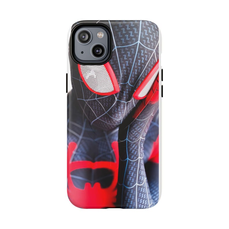 Etui na iPhone'a w kształcie kostiumu Spider-Mana, kompatybilne z MagSafe, dwuwarstwowa osłona ochronna zdjęcie 19