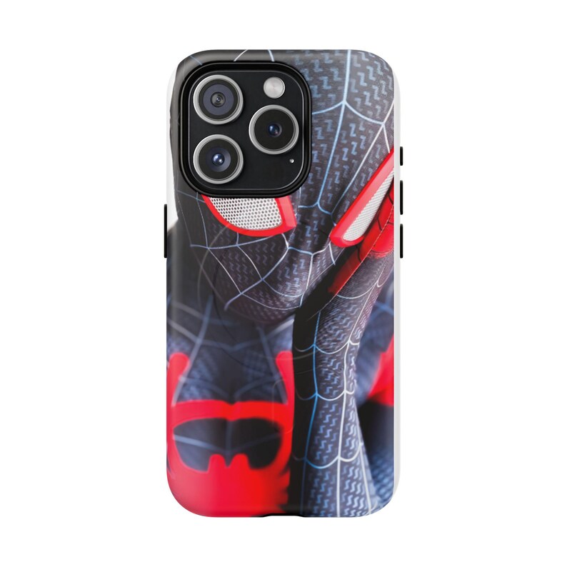 Etui na iPhone'a w kształcie kostiumu Spider-Mana, kompatybilne z MagSafe, dwuwarstwowa osłona ochronna zdjęcie 4